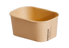 1000ml (173x120x75) Kraft Rectangular Paper Container