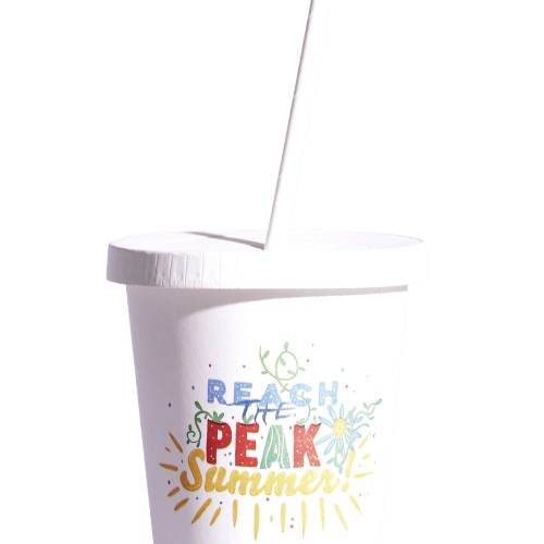 Paper Lid (90D) for 16oz/22oz Truly Summer Cold Paper Cup